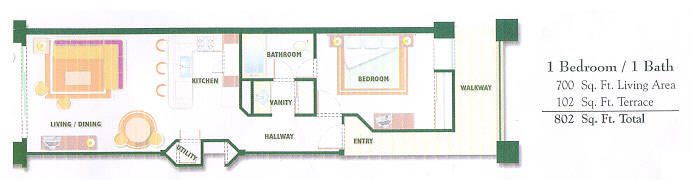 Sonoran Spa 1 bedroom-1 bath One Bedroom Condo