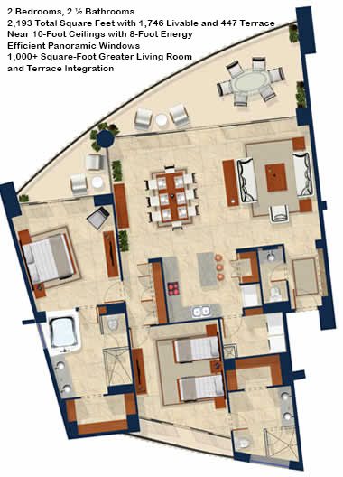 Rocky Point Luna-Blanca-2-bedroom-2-and-a-half-bath-floor-plan
