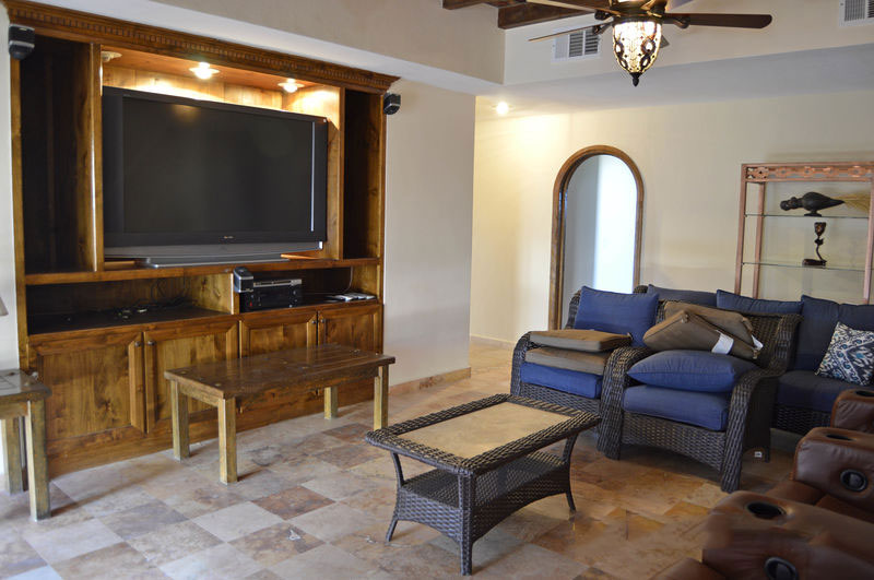 Rocky Point House Rental Hacienda Valencia Entertainment Room