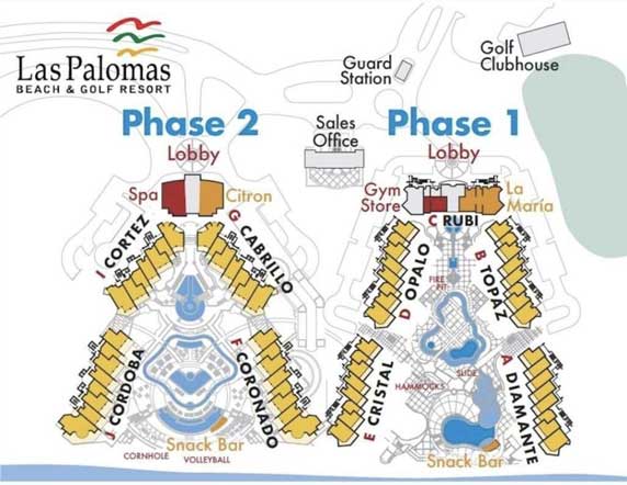 las-palomas-rocky-point-resort-layout